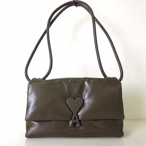 【中古】アミ アレクサンドル マテュッシ 25SS アミパリス Ami Paris Voulez-Vous スムースレザーバッグ ショルダー