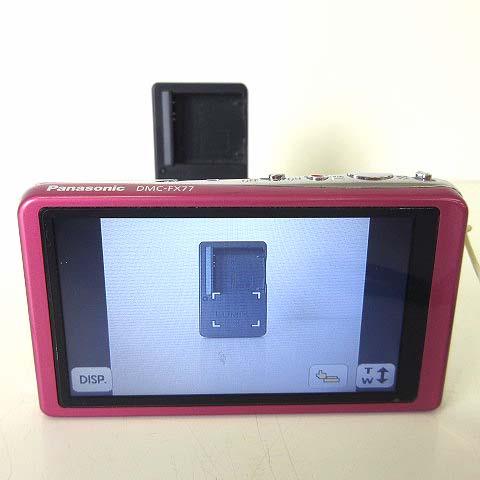 【中古】パナソニック ルミックス LUMIX DMC-FX77 デジカメ コンパクト デジタルカメラ 充電器 動作確認済 ジャンク_1