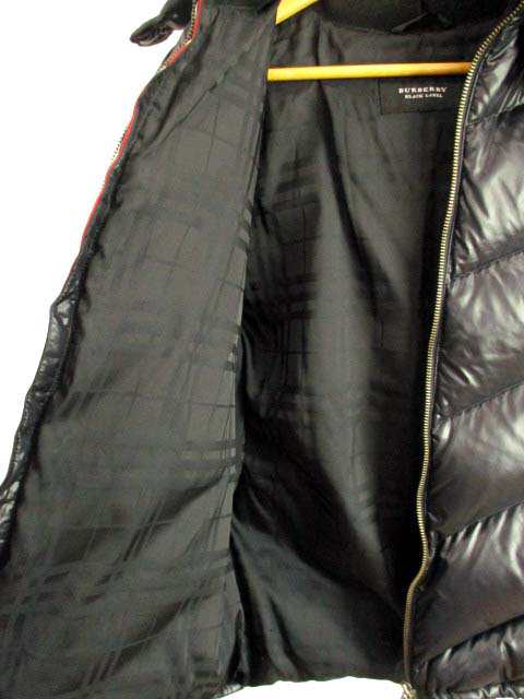 【中古】バーバリーブラックレーベル BURBERRY BLACK LABEL ダウンジャケット フード フォックスファー |au Wowma!