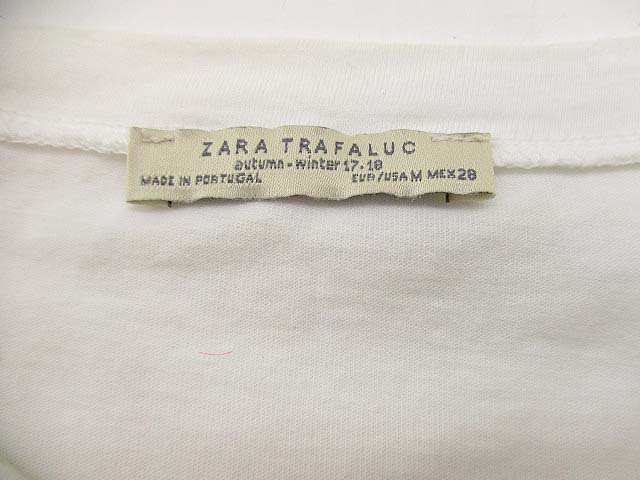 中古 ザラ トラファルック Zara Trafaluc ファー 立体ロゴ Tシャツ カットソー トップス 半袖 白 M レディースの通販はau Pay マーケット ブランド古着のベクトル