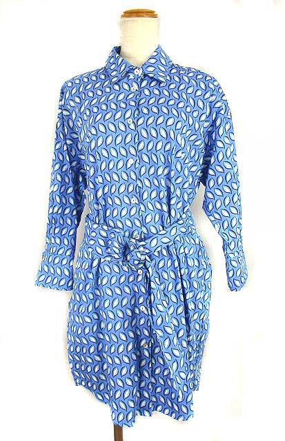 中古 ザラ Zara シャツ ワンピース チュニック 長袖 コットン 総柄 ブルー Xs レディースの通販はau Pay マーケット ブランド古着のベクトル