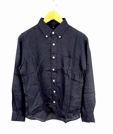 中古 無印良品 良品計画 トップス シャツ ボタンダウン ポケット 長袖 無地 リネン 麻 ネイビー 紺 Xs メンズの通販はau Pay マーケット ブランド古着のベクトル