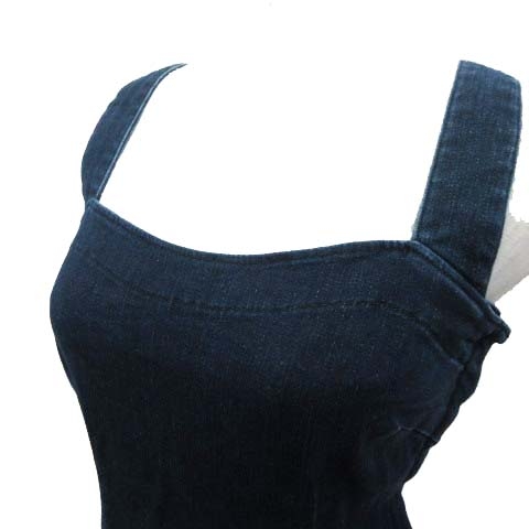 中古 ロンハーマン Ron Herman ワンピース ミニ デニム タイト ストレッチ コットン Xs インディゴ 青 ブルー Nvwの通販はau Pay マーケット ブランド古着のベクトル