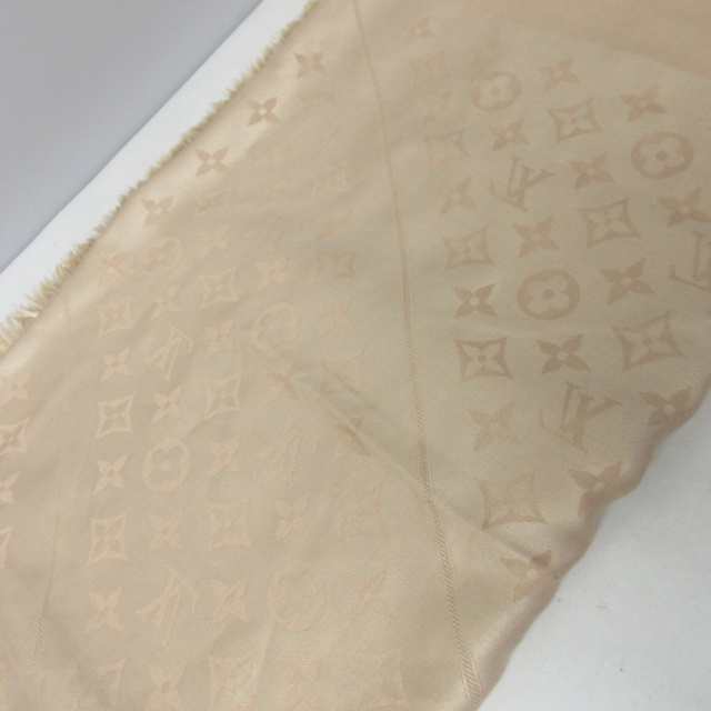 中古】ルイヴィトン LOUIS VUITTON モノグラム ショール ストール