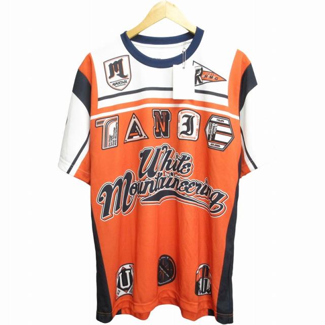 【中古】未使用品 ホワイトマウンテニアリング White Mountaineering タグ付き ホッケーTシャツ カットソー 3 Lの通販は 5,124円