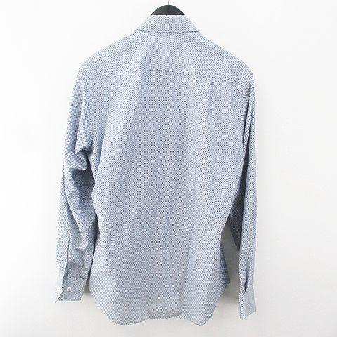 中古 ピエールカルダン Pierre Cardin 長袖 シャツ ワイシャツ S 青系 ブルー 総柄 ボタン 綿 コットン メンズの通販はau Pay マーケット ブランド古着のベクトル