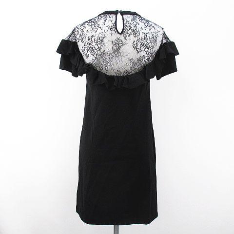 中古 レッド ヴァレンティノ Red Valentino 膝丈 ワンピース レース Xs ブラック 黒系 シースルー プルオーバー の通販はau Pay マーケット ブランド古着のベクトル
