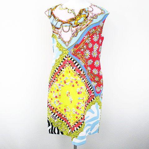 中古 未使用品 モスキーノ Moschino ブティック Boutique 花柄 ノースリーブ ロングワンピース 42 マルチカラー系 の通販はau Pay マーケット ブランド古着のベクトル