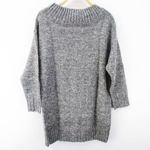 中古 スピック スパン ノーブル Spick Span Noble 長袖 ニットワンピース 膝丈 Vネック ミックスグレー 灰系 ラメの通販はau Pay マーケット ブランド古着のベクトル