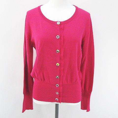 中古 アルベロベロ Alberobello Olleborebla 長袖 カーディガン ニット ビビットピンク ショッキングピンク 綿の通販はau Pay マーケット ブランド古着のベクトル