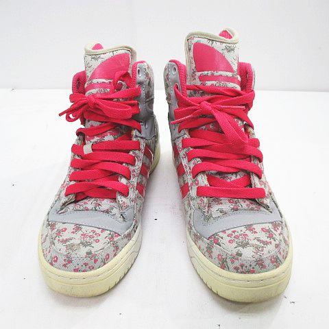 中古 アディダス Adidas ハイカットスニーカー 小花柄 23 0 グレー ピンク キャンバス地 レディースの通販はau Pay マーケット ブランド古着のベクトル