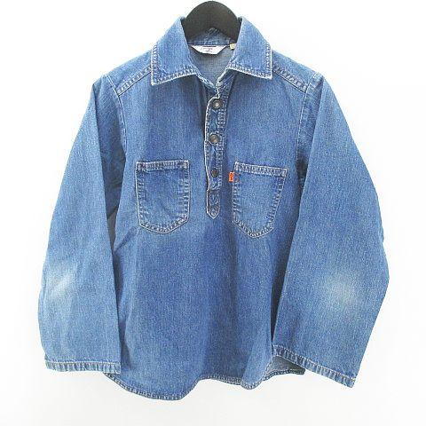 中古 リーバイス Levi S 長袖 デニムシャツ オレンジタブ 青系 ブルー インディゴ タグ 胸ポケット レディースの通販はau Pay マーケット ブランド古着のベクトル