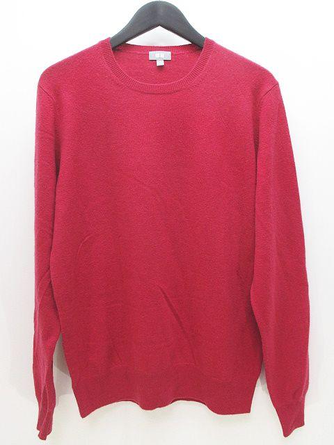 中古 ユニクロ Uniqlo 長袖 カシミヤ ニット セーター L ボルドーピンク 無地 クルーネック リブ メンズの通販はau Pay マーケット ブランド古着のベクトル
