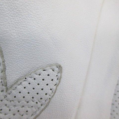 中古 アディダス Adidas レザージャケット 羊革 M 白系 ホワイト ジップアップ ロゴ ライン 裏地 メンズの通販はau Pay マーケット ブランド古着のベクトル