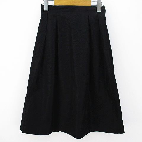 新作商品 スティル(コウジワタナベ)シフォン膝丈スカート&黒色フレア