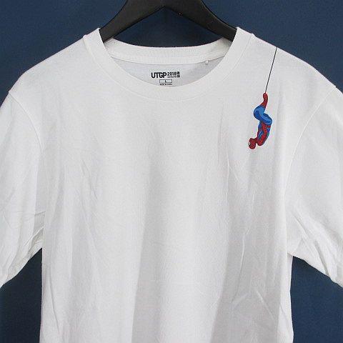 中古 ユニクロ Uniqlo Marvel 半袖 カットソー Tシャツ L プリント スパイダーマン柄 綿 コットン メンズの通販はau Pay マーケット ブランド古着のベクトル