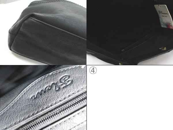 中古】未使用品 Fleur フルール Kobe Japan トートバッグ セミショルダー ブラック 黒系 レザー レディースの通販はau PAY  マーケット ブランド古着のベクトル au PAY マーケット－通販サイト