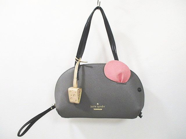 中古】ケイトスペード KATE SPADE アニマルモチーフ ハンドバッグ