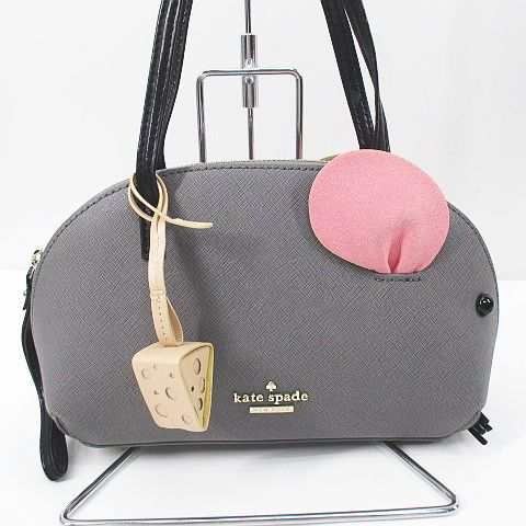 中古】ケイトスペード KATE SPADE アニマルモチーフ ハンドバッグ