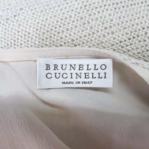 ブルネロクチネリ Brunello Cucinelli シルク混 ワンピース S