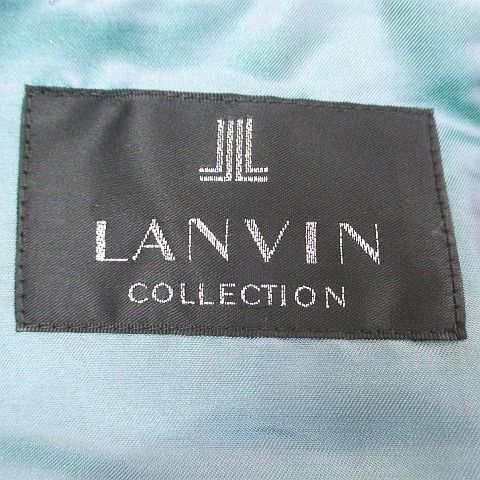 中古】ランバン LANVIN テーラードジャケット 背抜き 絹 シルク混 48