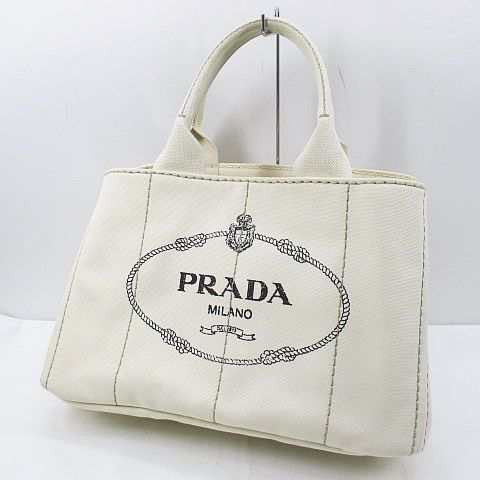 中古】プラダ PRADA カナパ BN1877 トート ハンドバッグ キャンバス