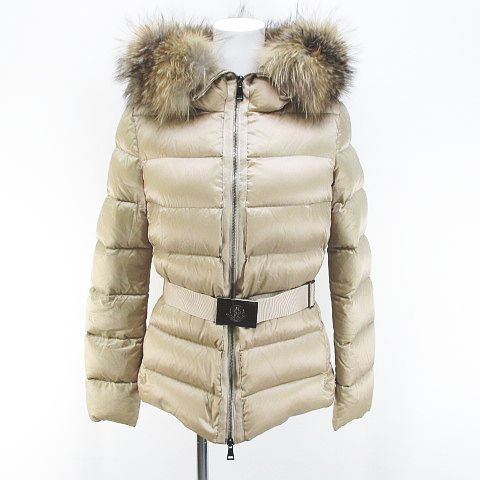 【中古】モンクレール MONCLER B20934690520 57869 タティエ TATIE ダウンジャケット フォックスファー 毛皮 0