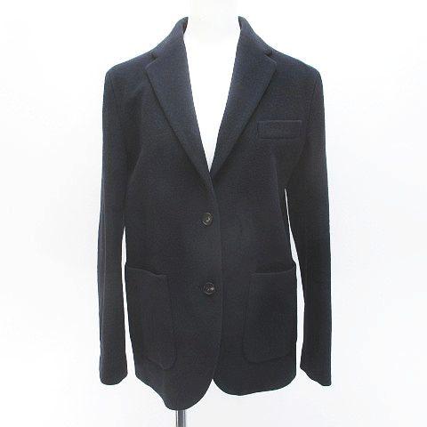 【中古】タリアトーレ TAGLIATORE シングル ジャケット 42 ネイビー 紺系 ボタン 毛 ウール 背抜き裏地 ポケット の通販は 10,804円