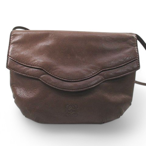 中古】ロエベ LOEWE アナグラム ショルダーバッグ ポシェット 中古】ロエベ LOEWE アナグラム ショルダーバッグ ポシェット