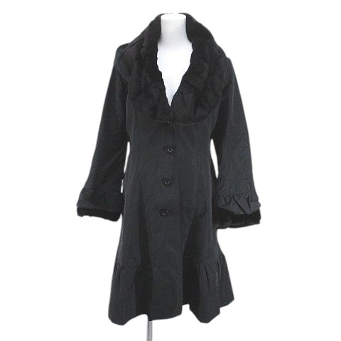 CARVEN カルヴェン ファー付きロングコート