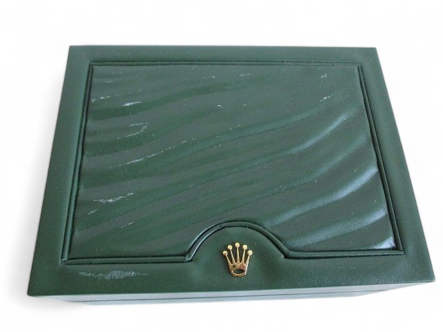 ROLEX 時計ボックス グリーン　新品未使用　内箱のみ ROLEX ロレックス 箱のみ 腕時計入れ 時計BOX グリーン メンズ