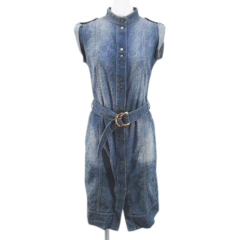 中古】グッチ GUCCI 172307 XZ015 ノースリーブ デニム