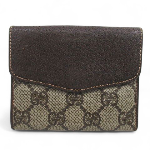 2916 GUCCI グッチ 二つ折り財布 GG スプリーム オールド シェリー 2916 GUCCI グッチ 二つ折り財布 GG スプリーム オールド シェリー