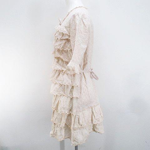 ピンクハウス五分袖ワンピース 中古】ピンクハウス PINK HOUSE ピンクハウス五分袖ワンピース 中古】ピンクハウス PINK HOUSE