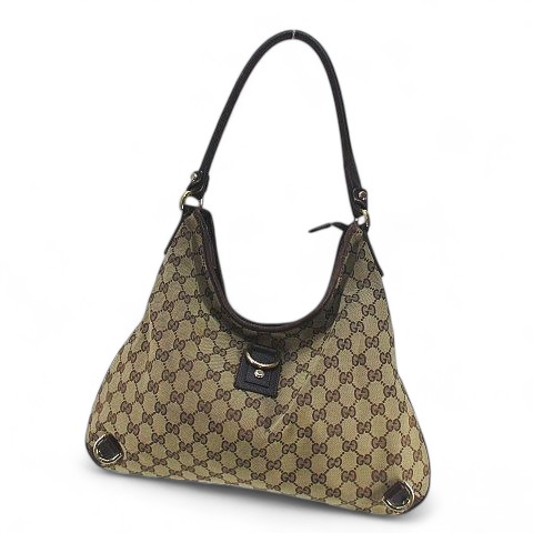 GUCCI グッチ ワンショルダーバッグ アビーライン GG キャンバス 肩掛け