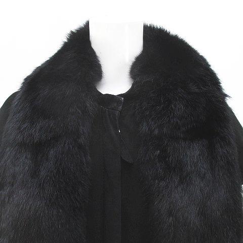 【中古】レッド ヴァレンティノ RED VALENTINO 半袖 ジップアップ レザージャケット 42 黒系 ブラック ファー 中古】レッド ヴァレンティノ RED VALENTINO 半袖 ジップアップ レザー