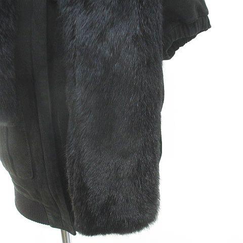 中古】レッド ヴァレンティノ RED VALENTINO 半袖 ジップアップ レザー