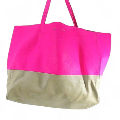 CELINE(セリーヌ)バイカラーレザートートバッグ CELINE セリーヌカバ