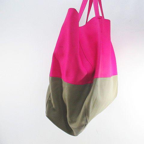 中古】セリーヌ CELINE ホリゾンタルカバ トートバッグ バイ