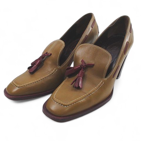 中古】トッズ TOD'S XXW511S1S519 SPORT NICE ヒールローファー