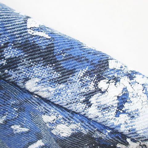 【中古】オフホワイト OFF WHITE OWYD002F18386067 ジージャン デニムジャケット フィッシュテール 38 青系 ブルー オフホワイトデニムジャケット 中古】オフホワイト OFF WHITE