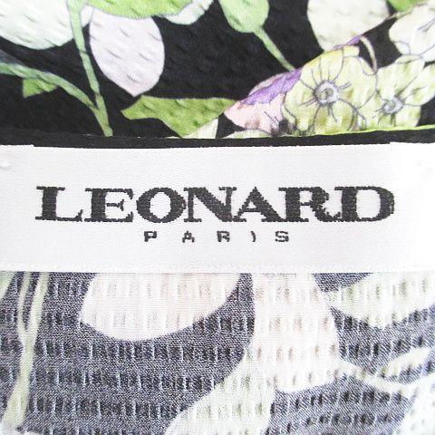 LEONARD 花柄シルクワンピース 40 LEONARD（ロングワンピース/マキシ