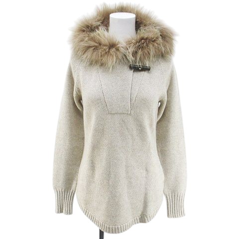 【中古】ブルネロクチネリ BRUNELLO CUCINELLI DB53375 長袖 ニット セーター パーカー ミディアム丈 カシミヤ  S