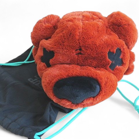 中古】ブロスタ ニタ ベアハット ハット 帽子 ぬいぐるみ 専用袋