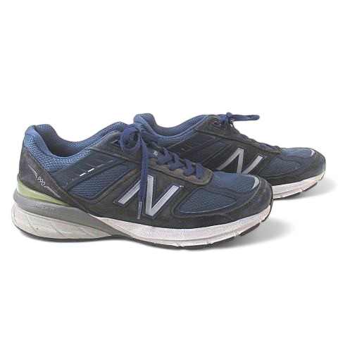 【中古】ニューバランス NEW BALANCE スニーカー M990NV5 USA製 990V5 紺 ネイビー 紺系 27.0cm メンズ