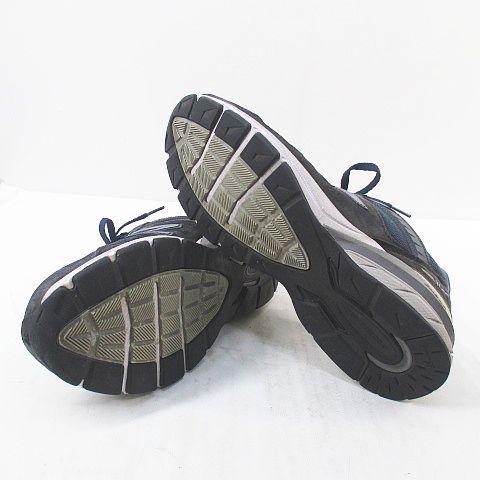 【中古】ニューバランス NEW BALANCE スニーカー M990NV5 USA製 990V5 紺 ネイビー 紺系 27.0cm メンズ