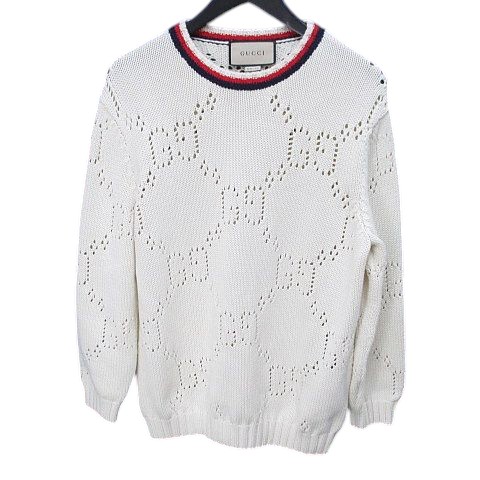 極美品！GUCCI グッチGG刺繍　ニット　セーター GUCCI（グッチ） 【極美品】GUCCI セーター ニット GG ロゴ モノグラム