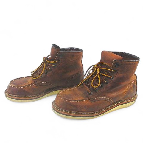 【中古】レッドウィング REDWING ICON STYLE NO.1907 6-inch Classic Moc 6インチ クラシックモック ブーツ 25.5cm