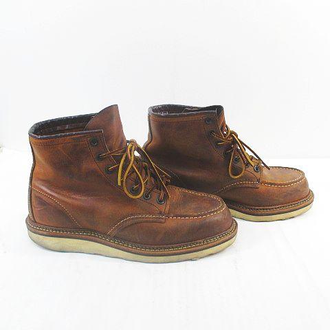 【中古】レッドウィング REDWING ICON STYLE NO.1907 6-inch Classic Moc 6インチ クラシックモック ブーツ 25.5cm