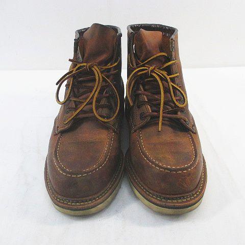 【中古】レッドウィング REDWING ICON STYLE NO.1907 6-inch Classic Moc 6インチ クラシックモック ブーツ 25.5cm